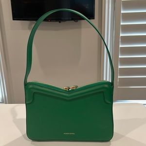 Mansur Gavriel M Frame Baguette Kelly Green Pristine Condition